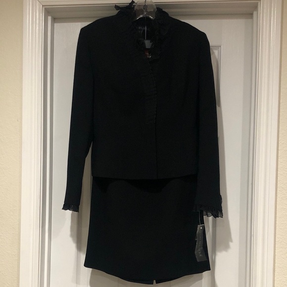 Nipon Boutique Jackets & Blazers - Nipon Boutique Black Women's Suit and Skirt Set